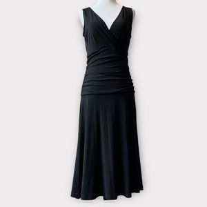 Black Fitted Midi Dress